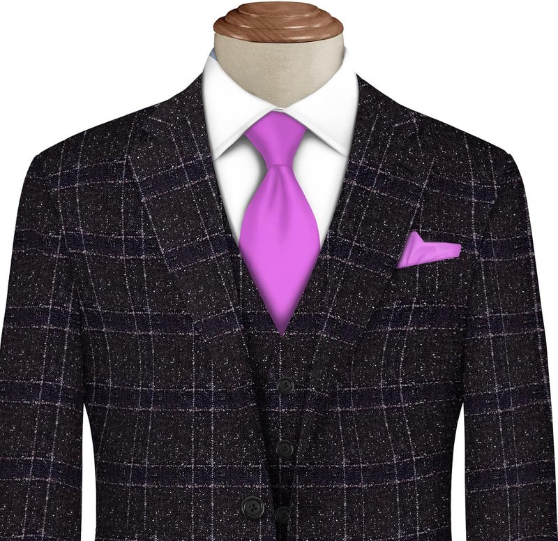 SEVENHEAD Store Solid Color Ties 3.15 Inch (8CM) for Men Pure Color Satin Neckties Formal Mens Ties Wedding Businesss - Image 5